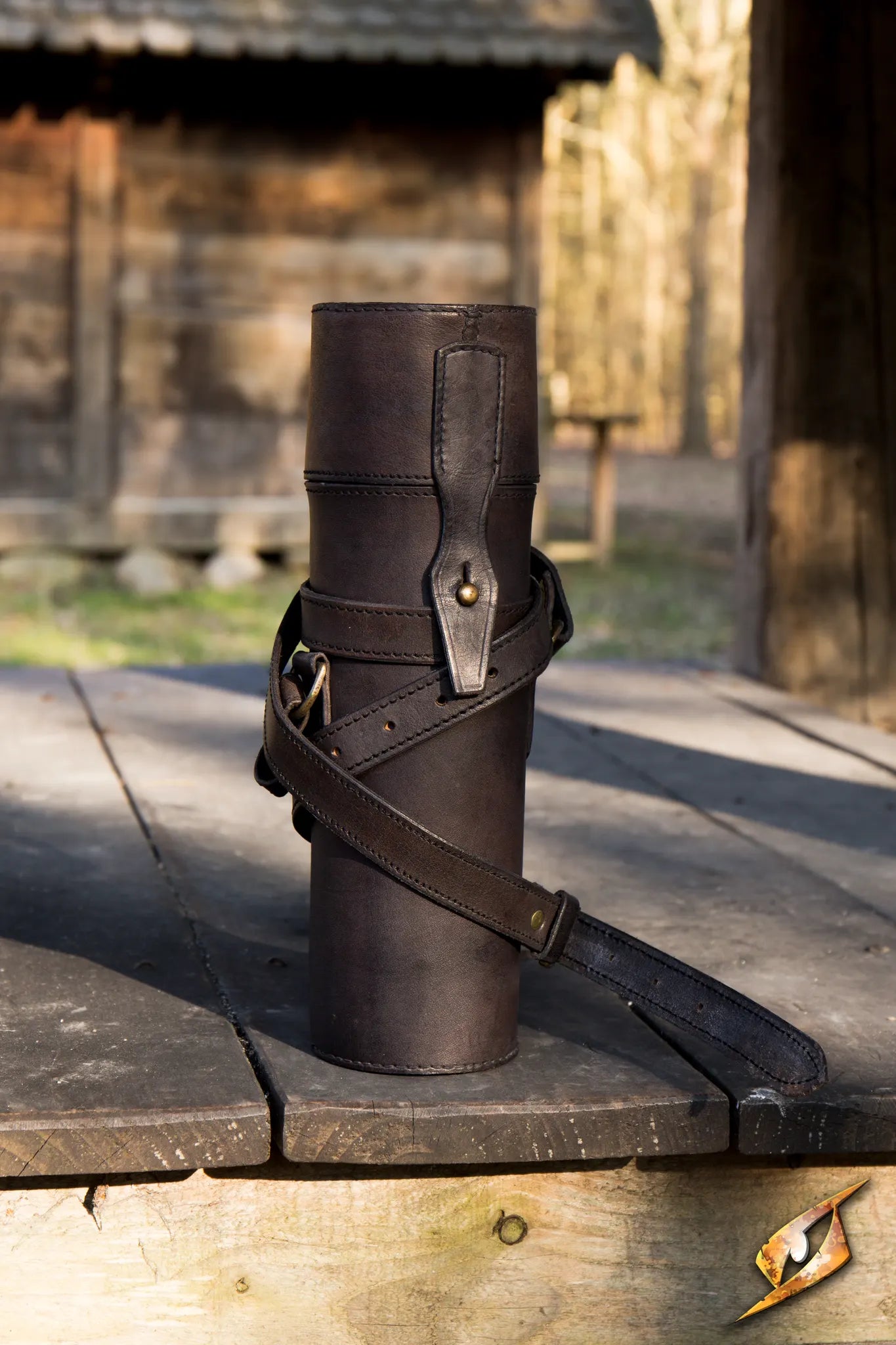 Scroll Holder: A sturdy leather scroll holder you can carry on your adventures to document your journeys.