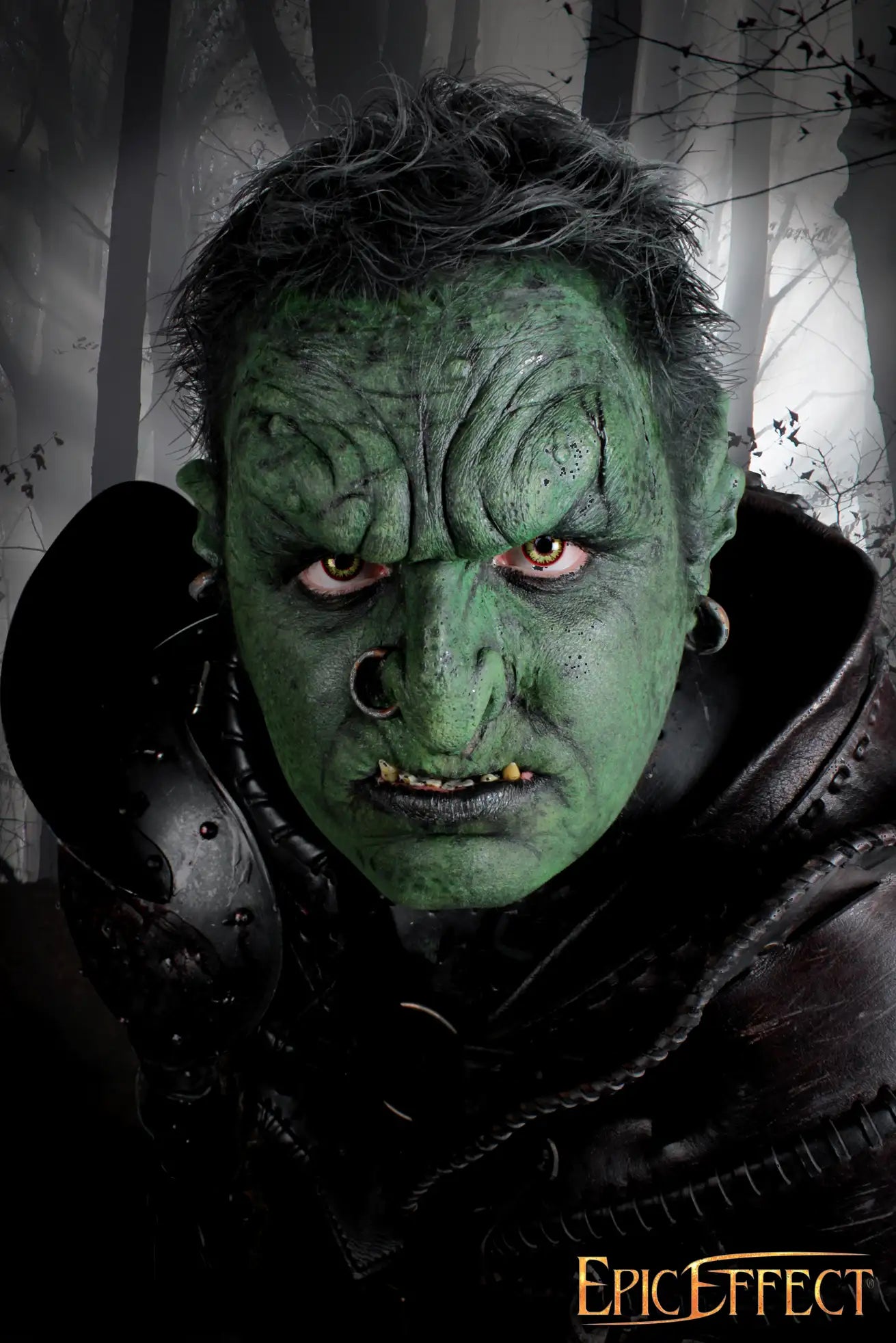 Orc Brow character with green skin and fierce expression, representing the warrior spirit of orc clans.