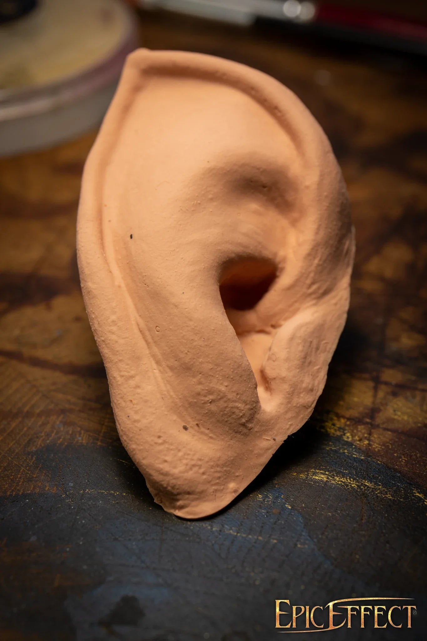 Realistic Halfling Ears replica made from soft material, perfect for cosplay or costume accessories.