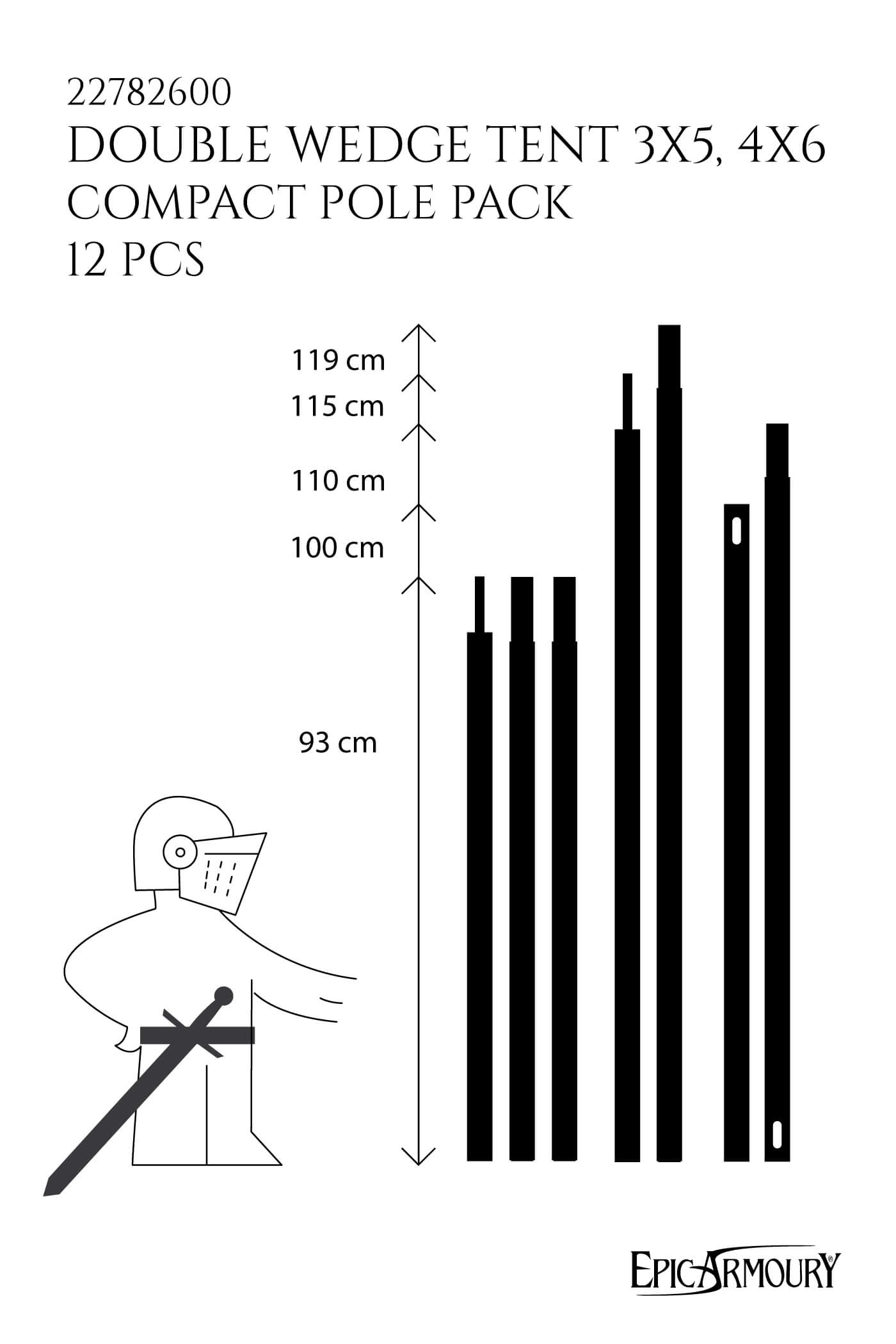 Double Wedge Pole Pack