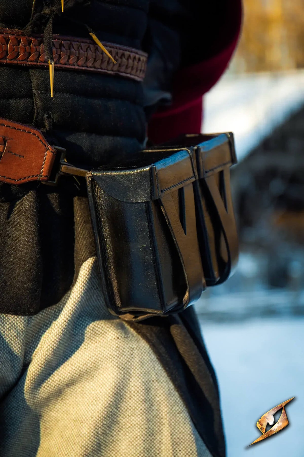 Hard Pouch For Sword Belt