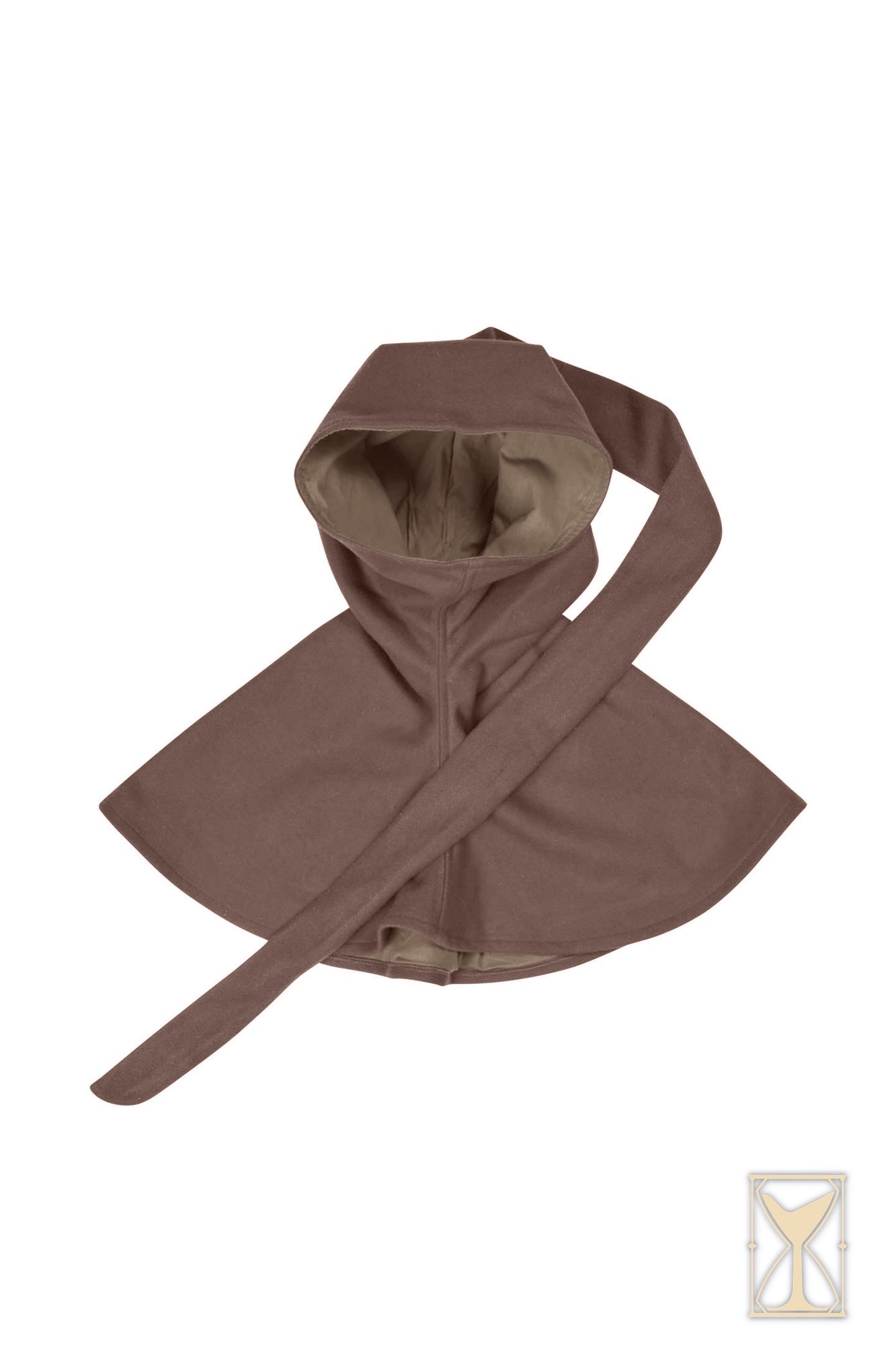 Simple Liripipe Hood - Brushed Wool - Epic Armoury America