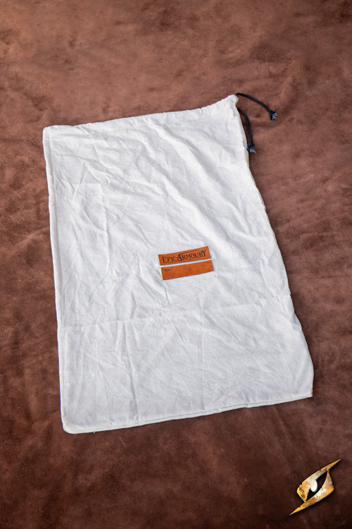 Tarpaulin Bag on a brown surface, ideal for organizing and carrying camping equipment.