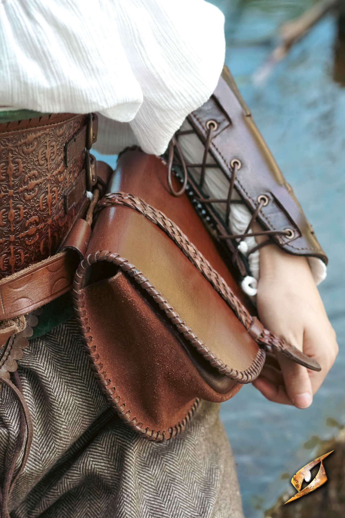 Medieval Laced Pouch - Large