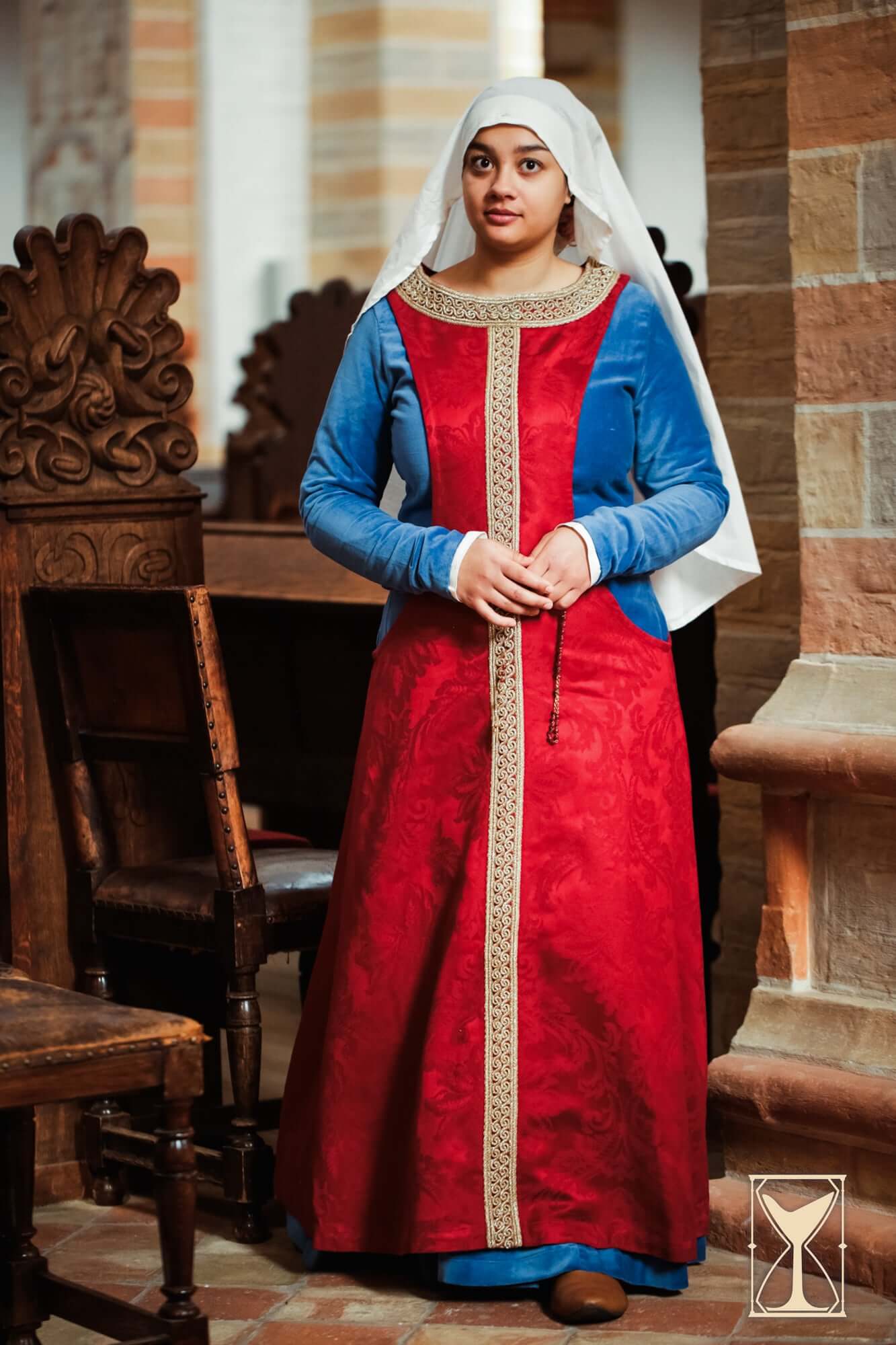 Pellot Leonora, brocade, red