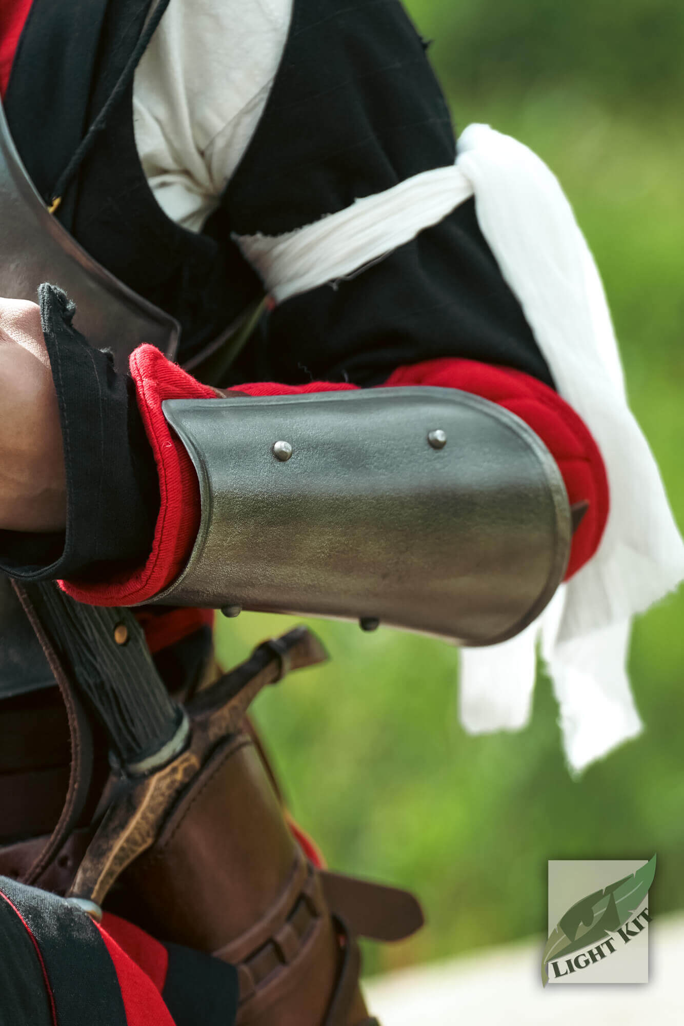 RFB Arm Protection - Light Kit forearm guard showcasing versatile design and lightweight Polyurea material.