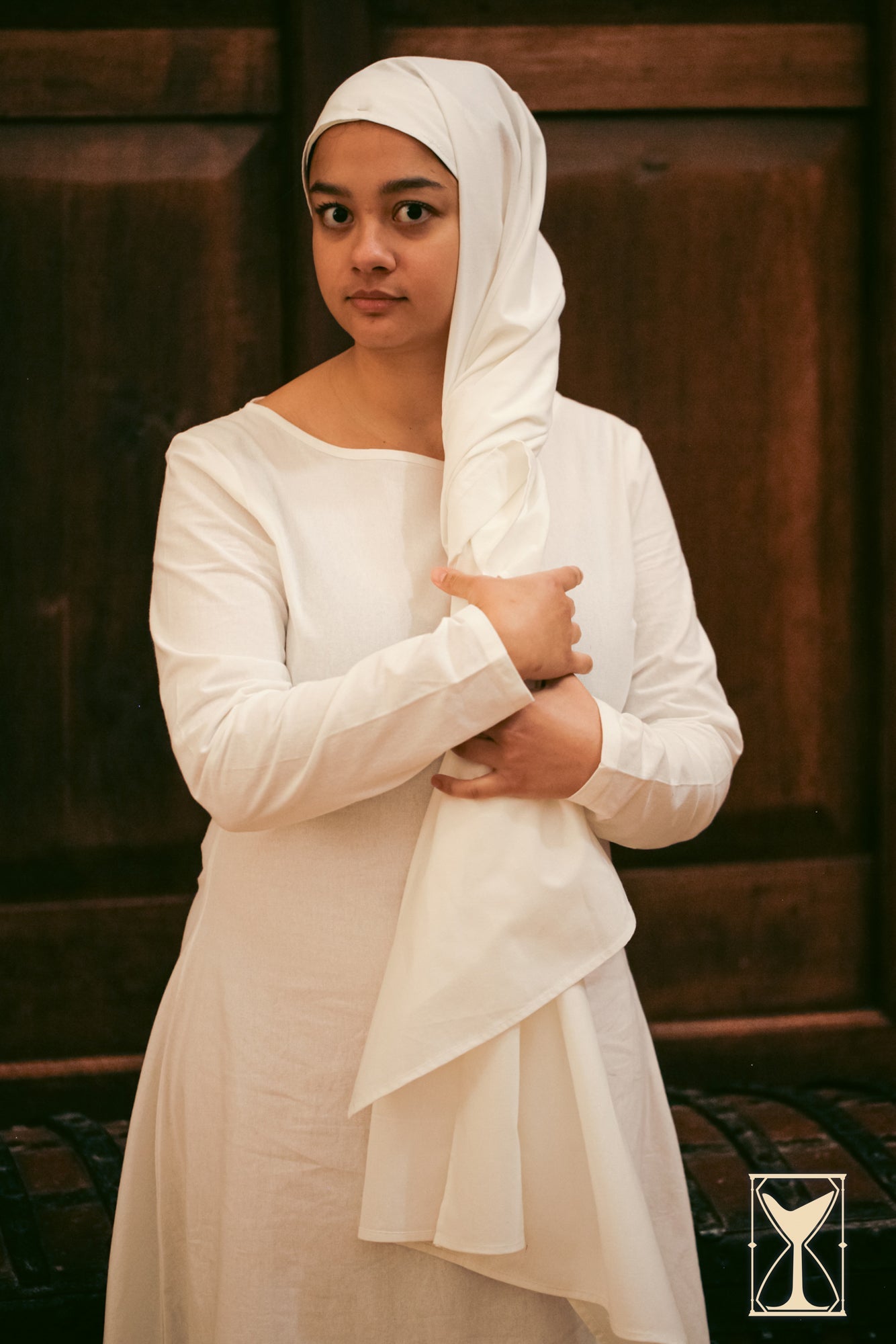Rectangular Veil and Fillet - Cotton - Epic Armoury America