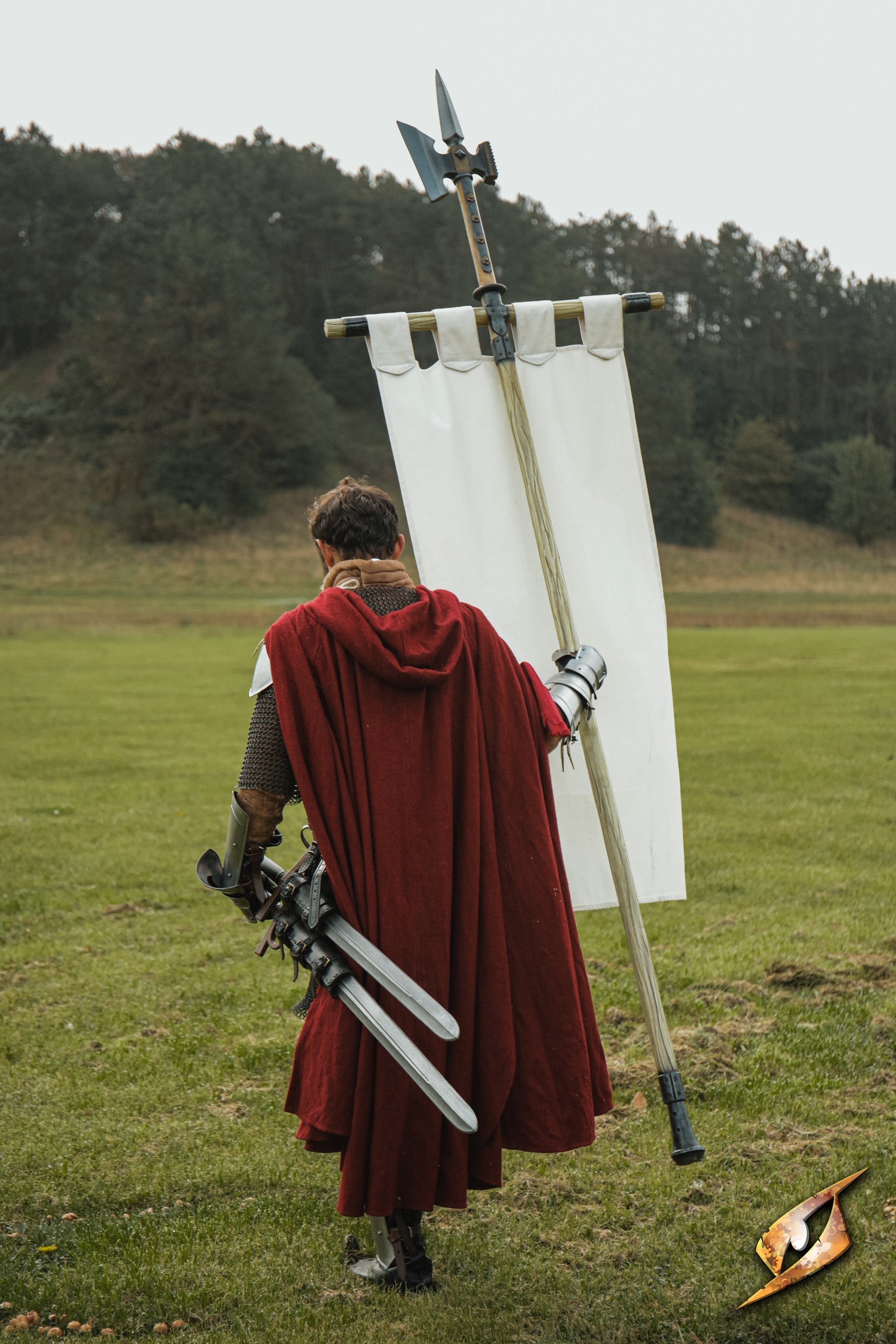 Complete Battle Standard Set - Halberd Top - Epic Armoury America