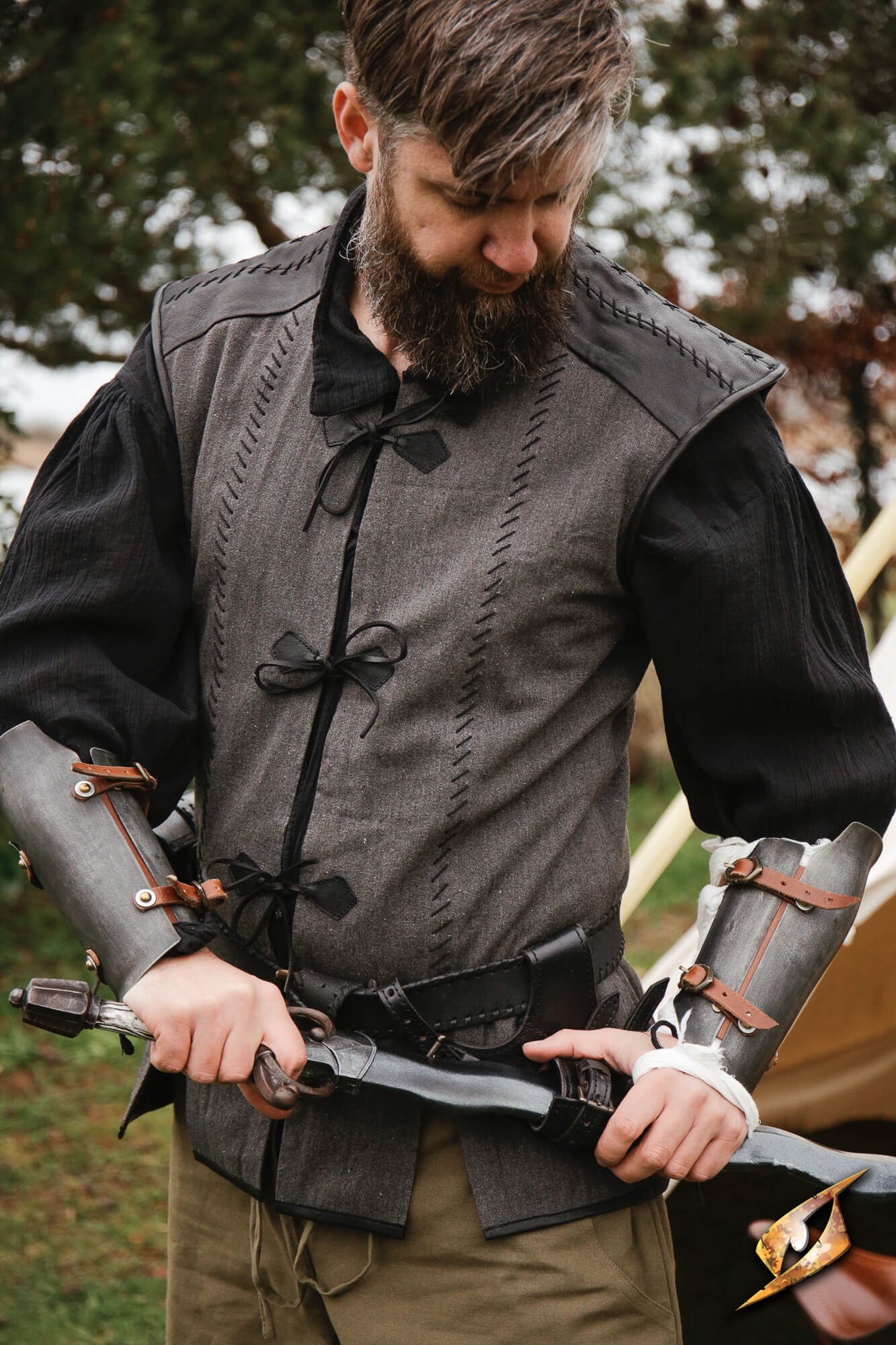Rugged Canvas Jerkin - Epic Armoury America