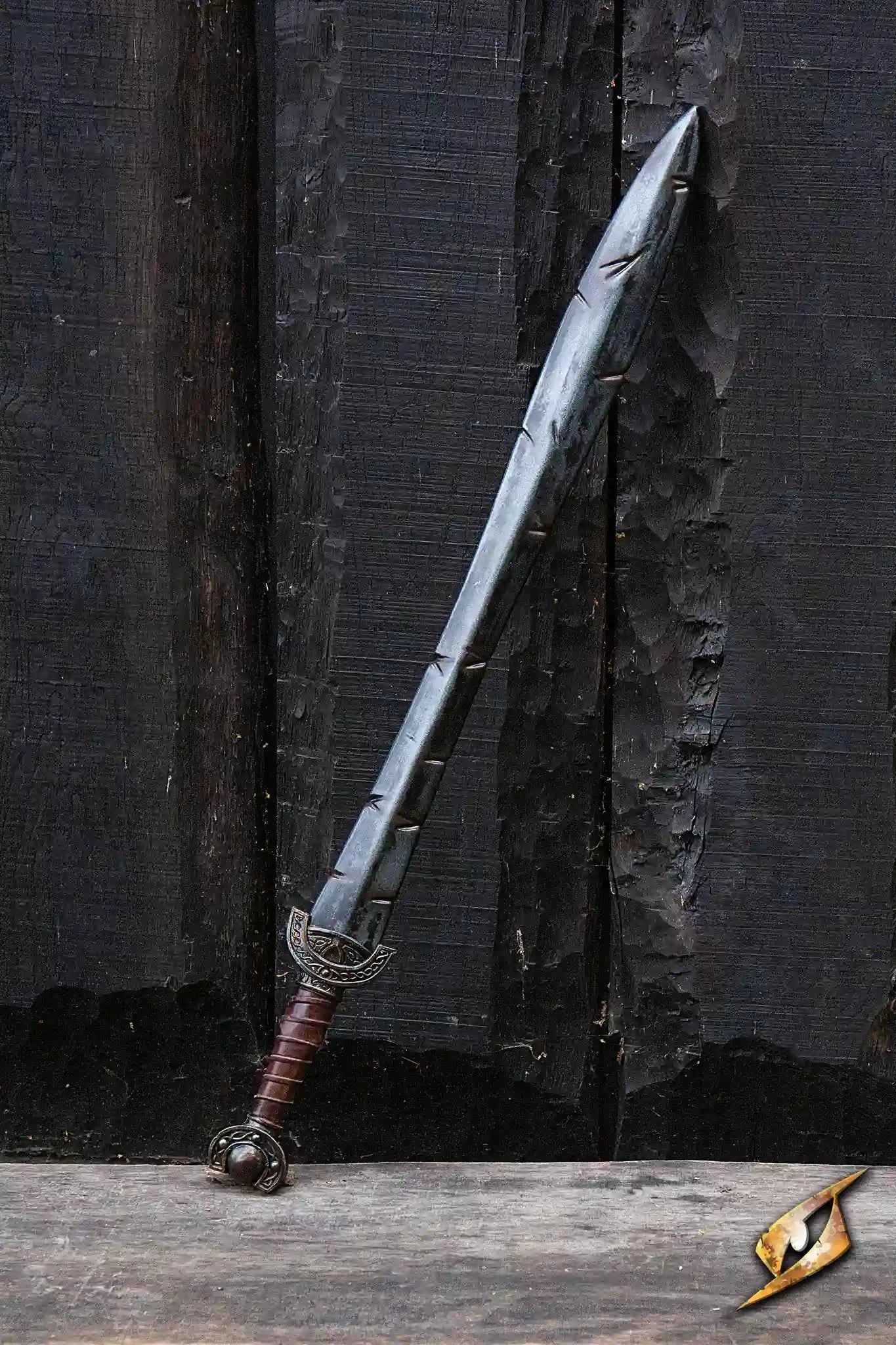 Battleworn Celtic Leaf Sword
