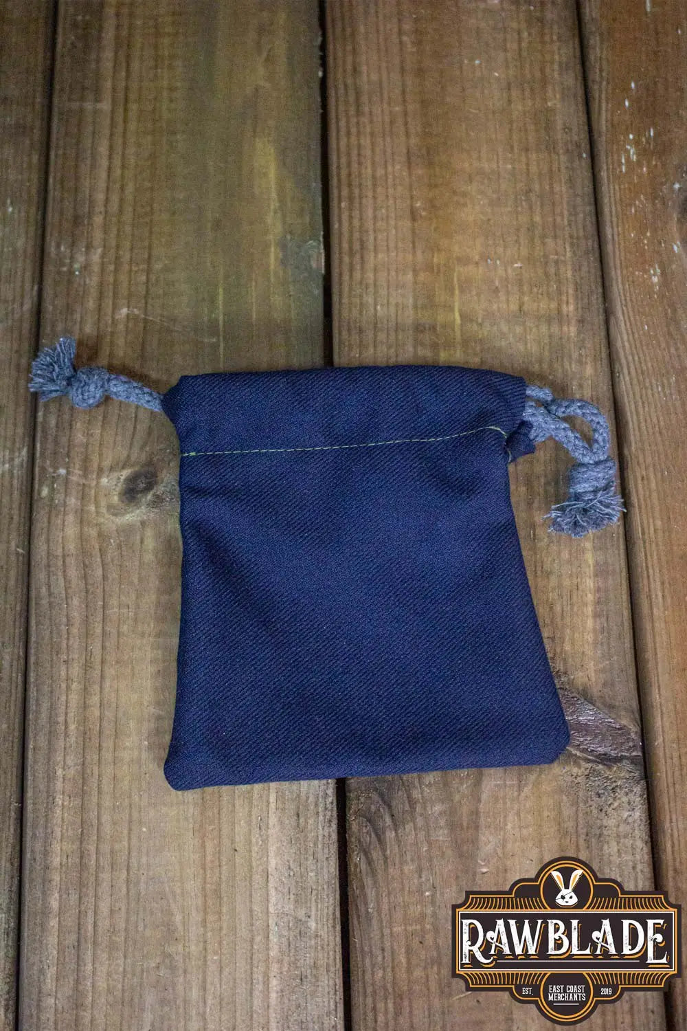 Timber Pouch Premium in navy color made of thick cotton with a panama-style fabric.