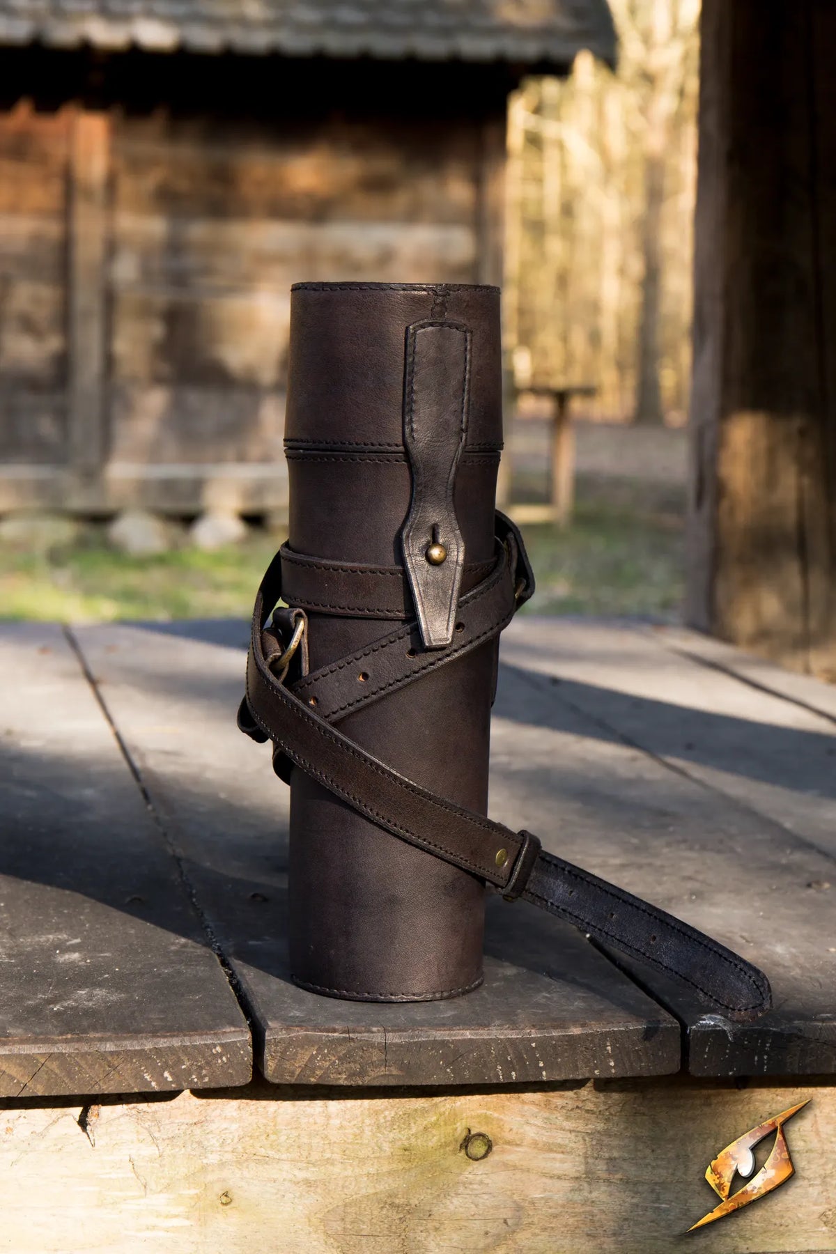Scroll Holder: A sturdy leather scroll holder you can carry on your adventures to document your journeys.
