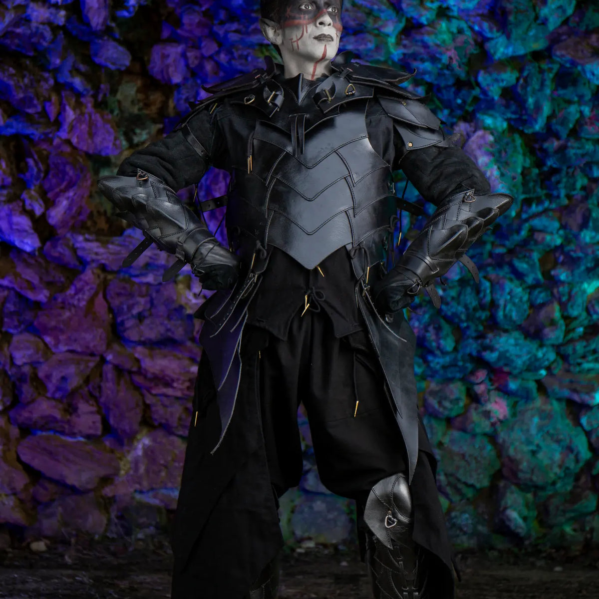 Shadow Armour Set - Leather LARP Protection | Epic Armoury