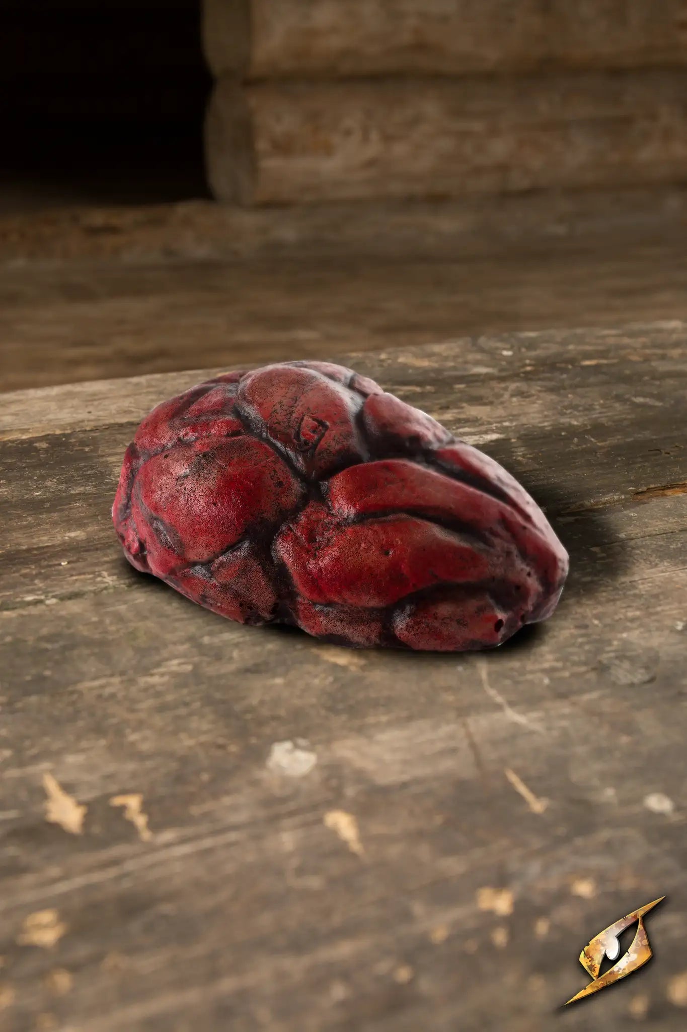 Decorative Bloodstone stone prop, ideal for enhancing magical spells in role-playing games.