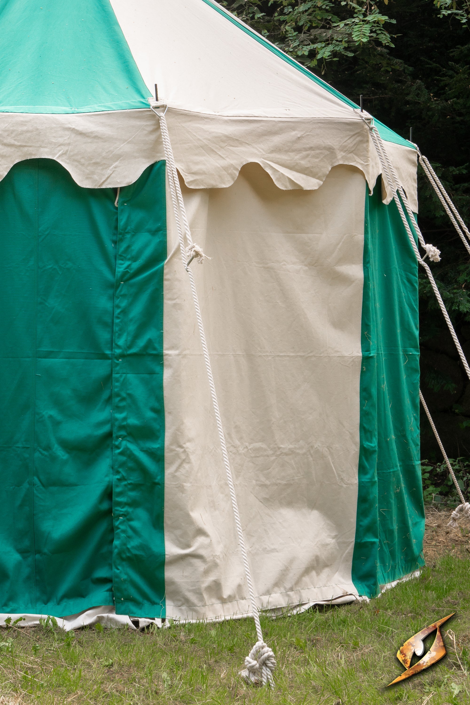 canvas pavilion tent Round Pavilion Tent - Sides
