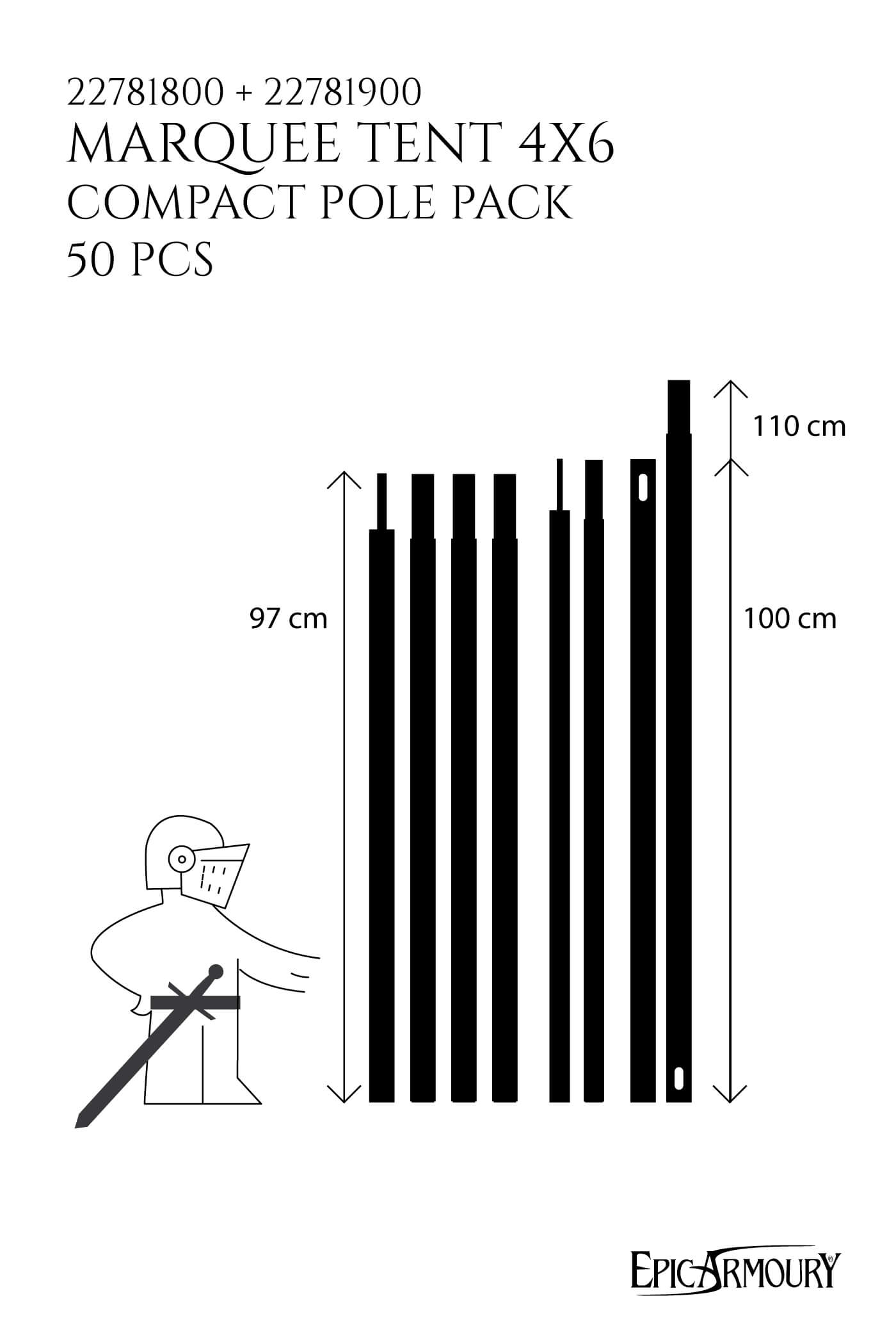 Marquee Tent Pole Pack