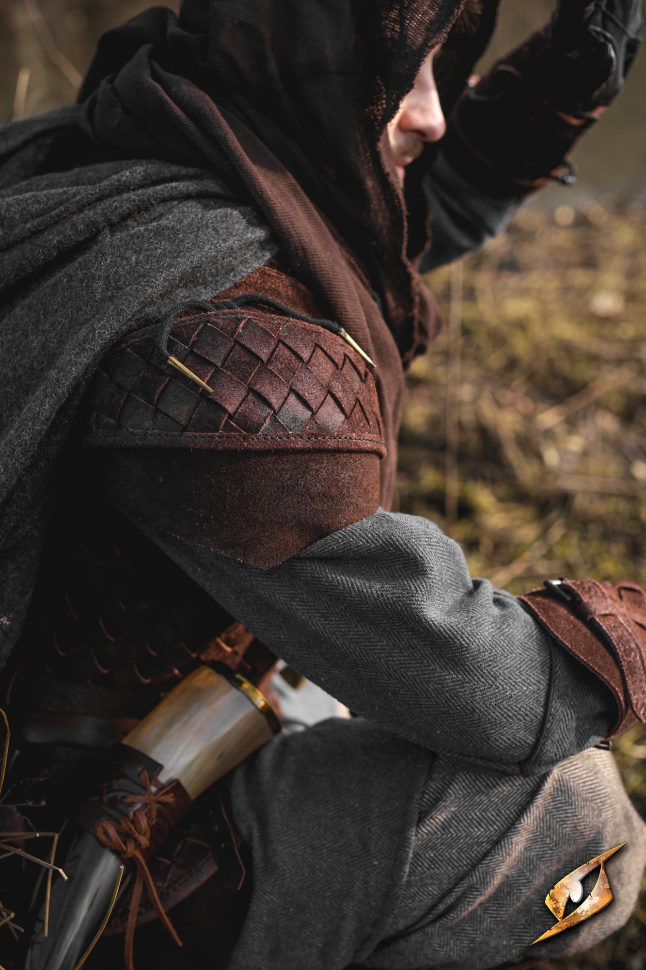 Ranger Shoulders -  Suede - Epic Armoury America