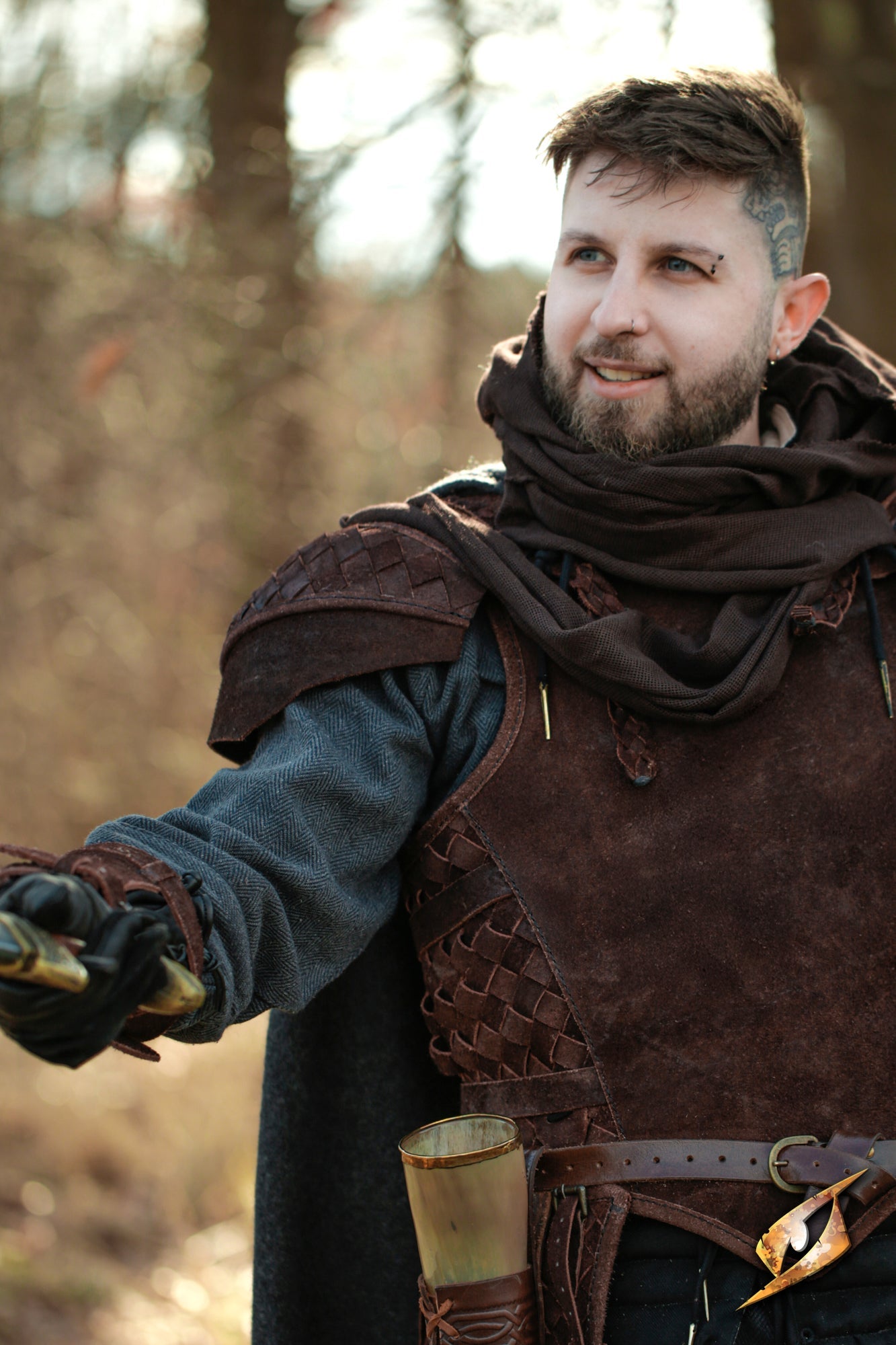 Ranger Shoulders -  Suede - Epic Armoury America