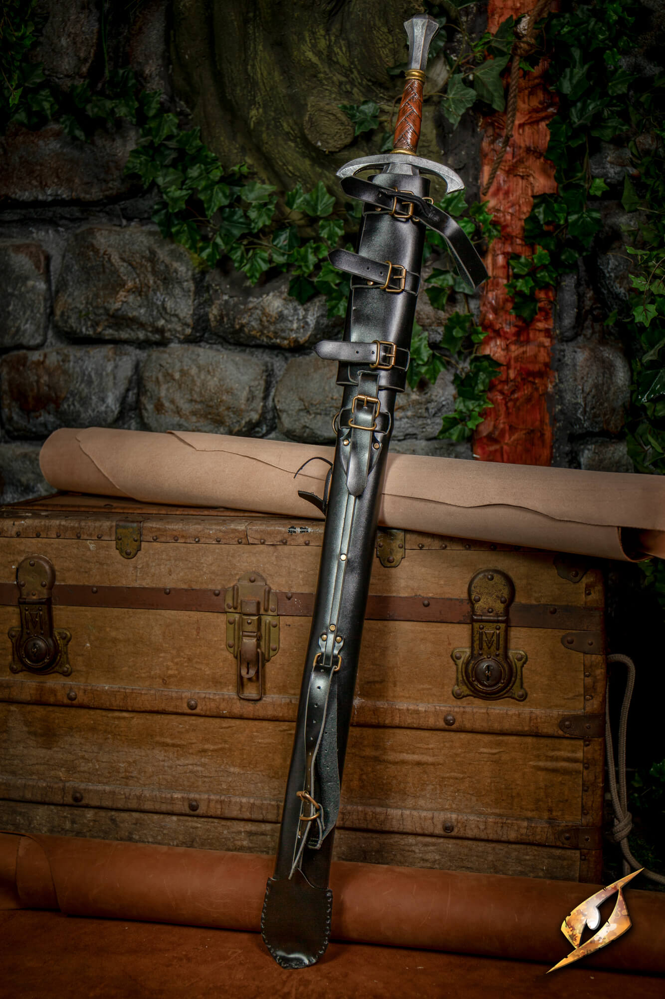 Adjustable Scabbard - Faux Leather - Epic Armoury America
