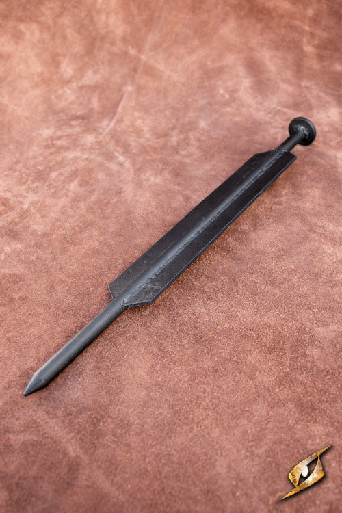 Storm Born Tent Peg - 60 cm, black iron stake, 60cm long for stable anchoring in harsh weather conditions.