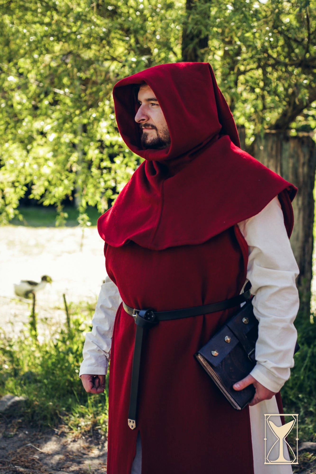Simple Liripipe Hood - Brushed Wool - Epic Armoury America