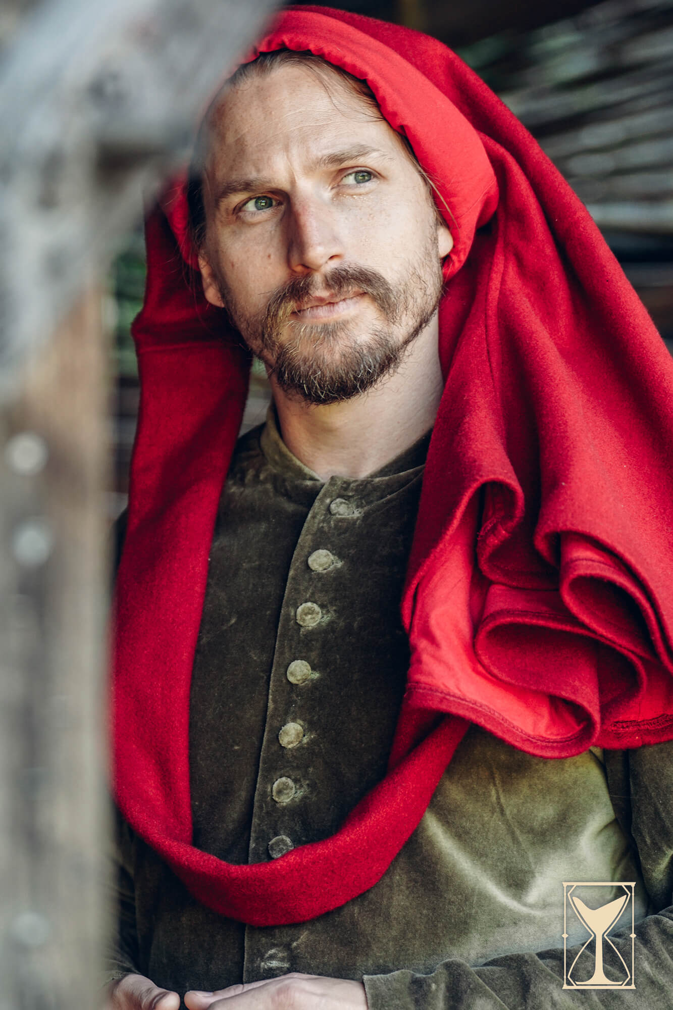 Simple Liripipe Hood - Brushed Wool - Epic Armoury America