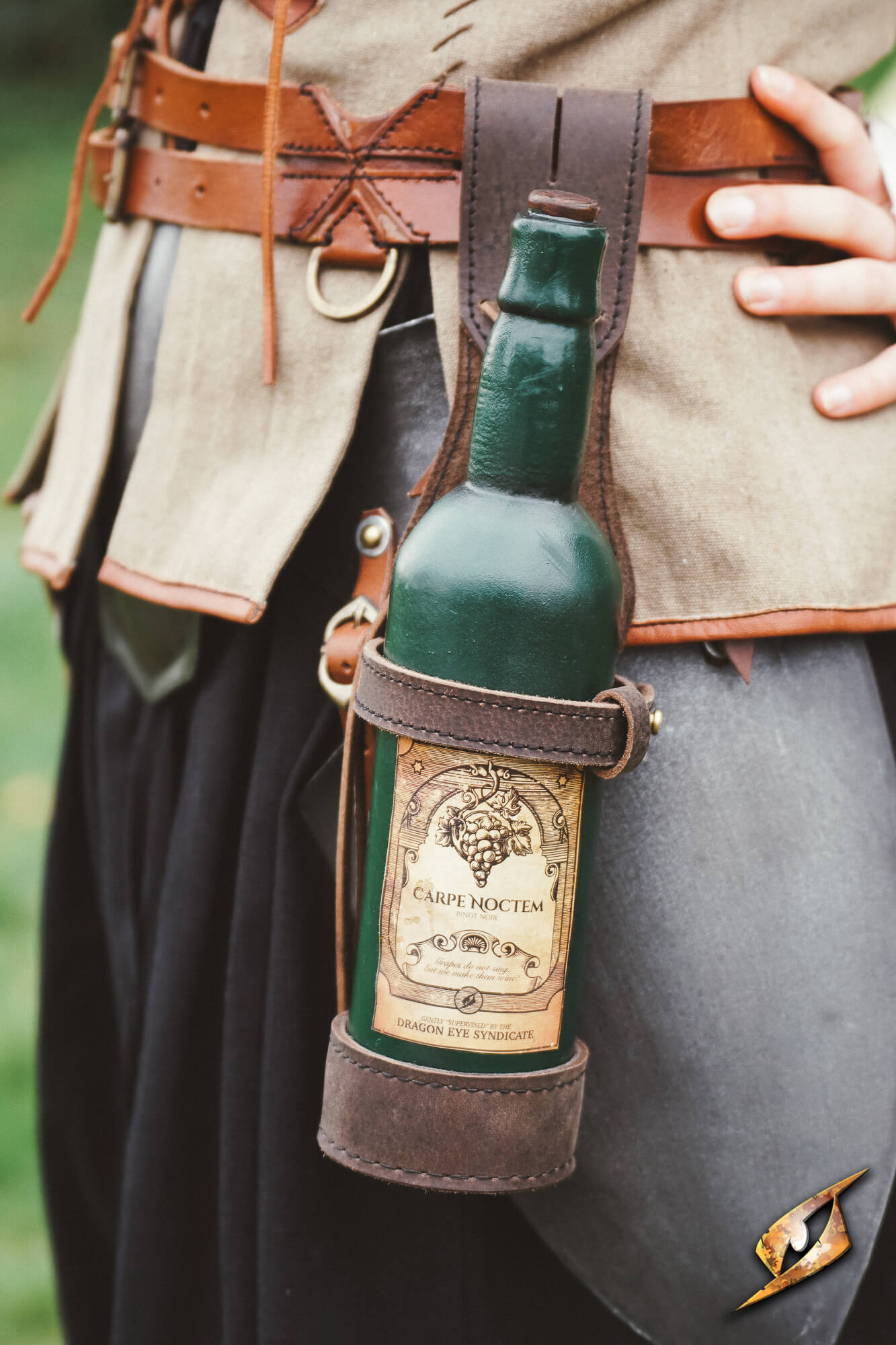 Bottle Holder - Dark Brown - Epic Armoury America