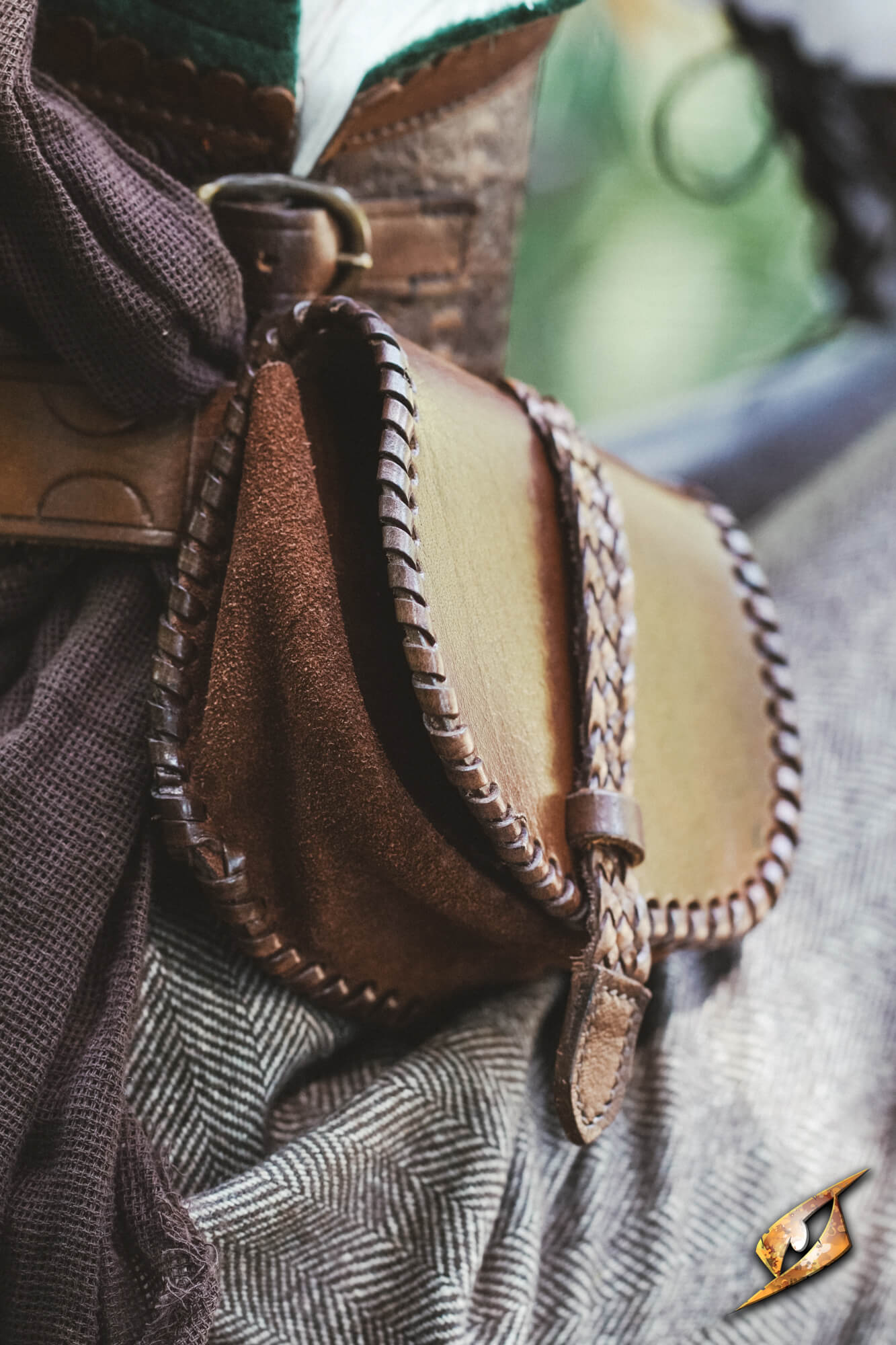 Medieval leather pouch - Small