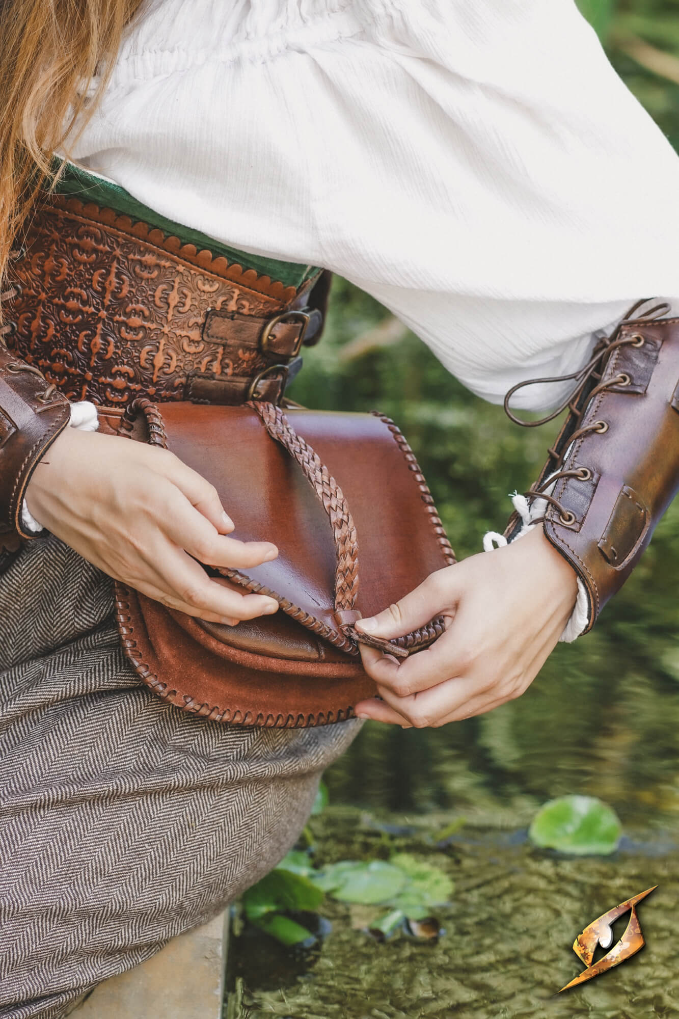 Medieval Laced Pouch - Large