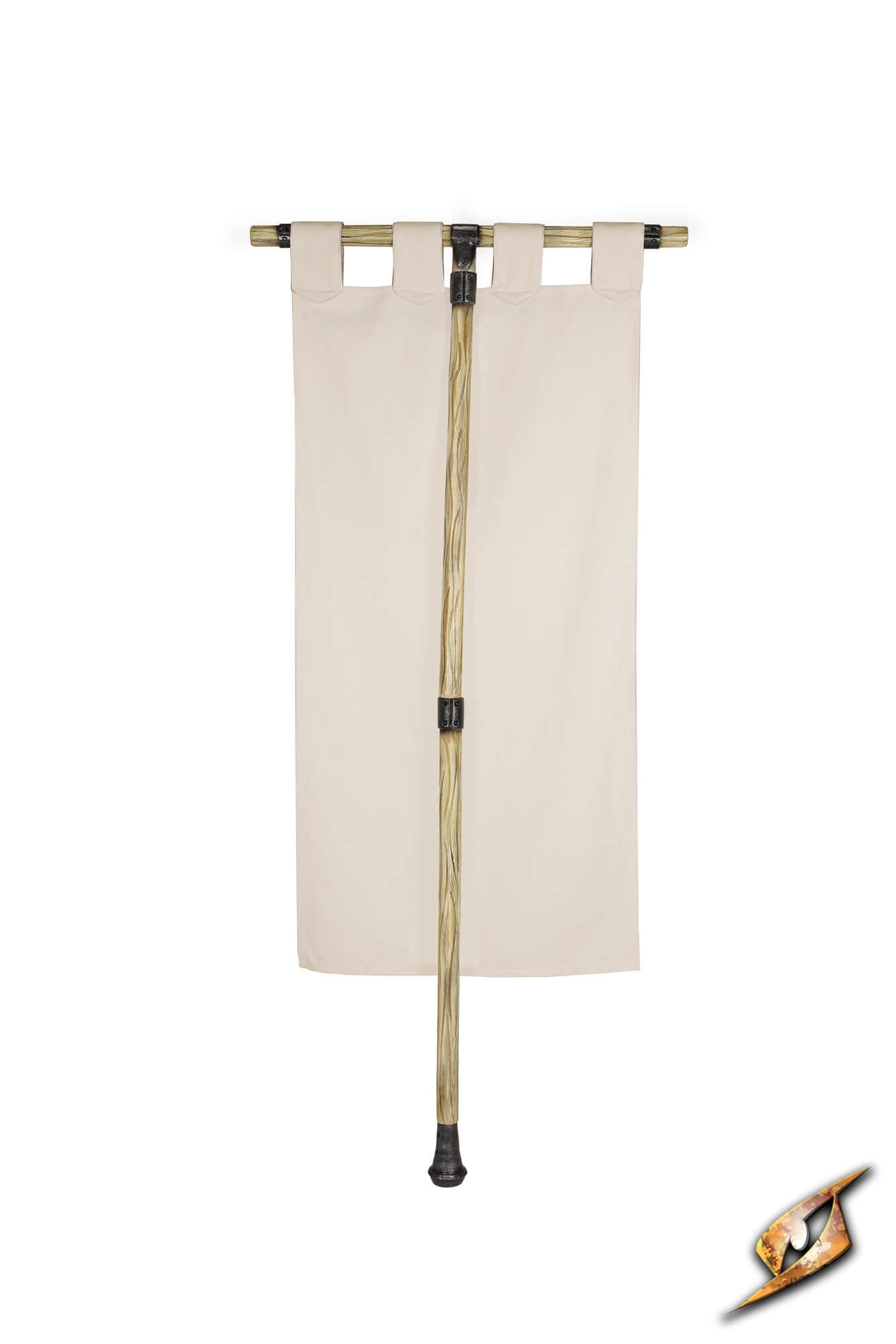 Complete Battle Standard Set - T-Top with a strong banner pole and a clean, restrained look for LARP and cosplay.