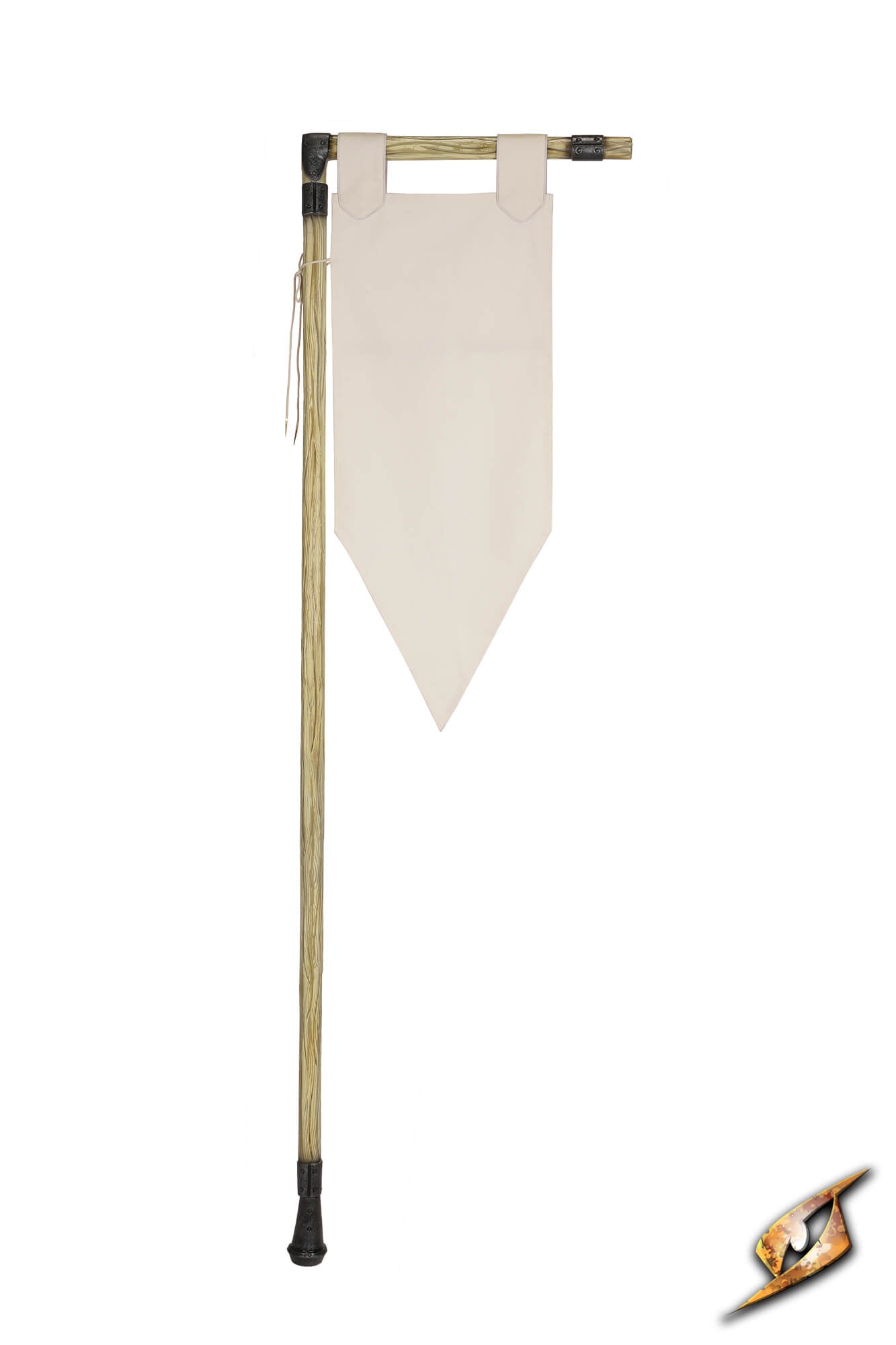 Complete Battle Standard Set - L-Top with strong pole and closed banner design for LARP and cosplay.