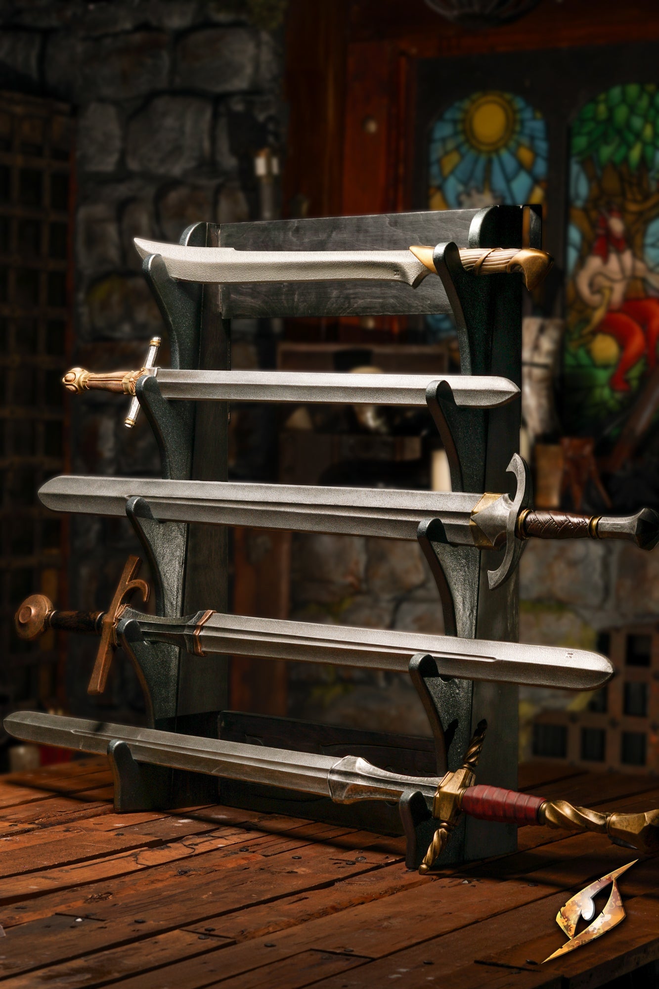Display - Sword Wall Racking 5 slots