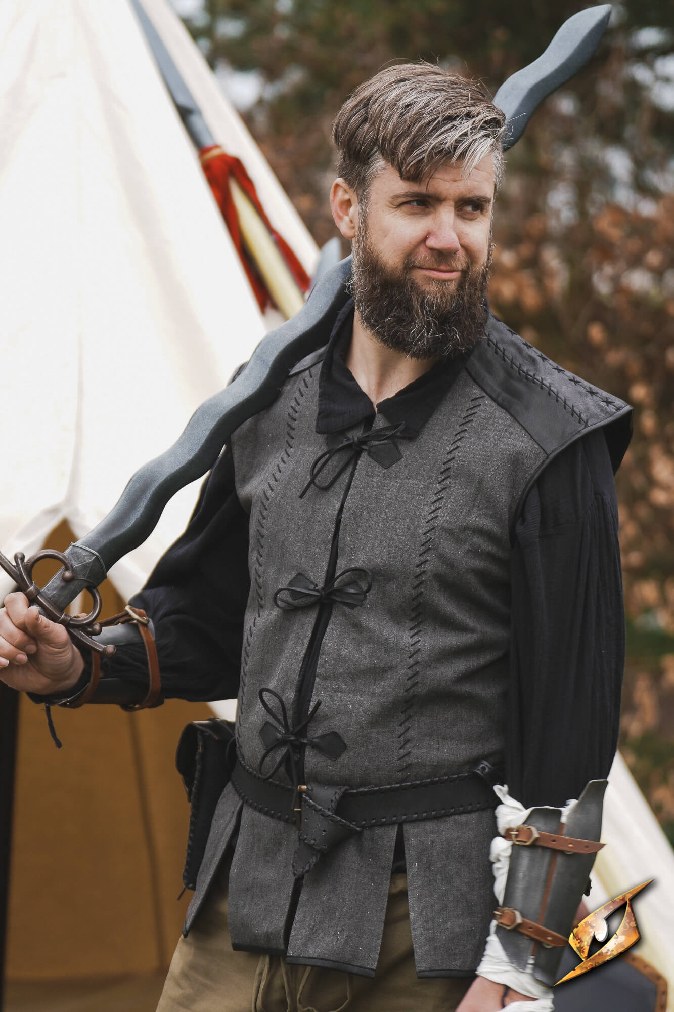 Rugged Canvas Jerkin - Epic Armoury America
