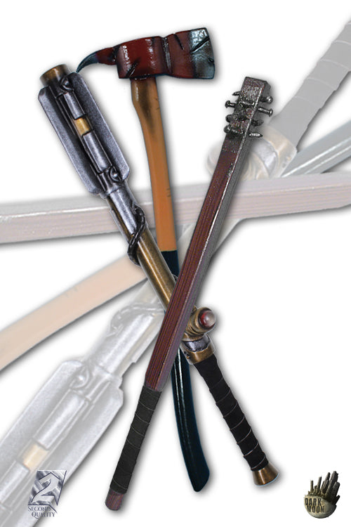 2Q - Dark Moon - Medium Sword - Handmade LARP weapon with detailed paint and design, showcasing quality craftsmanship.