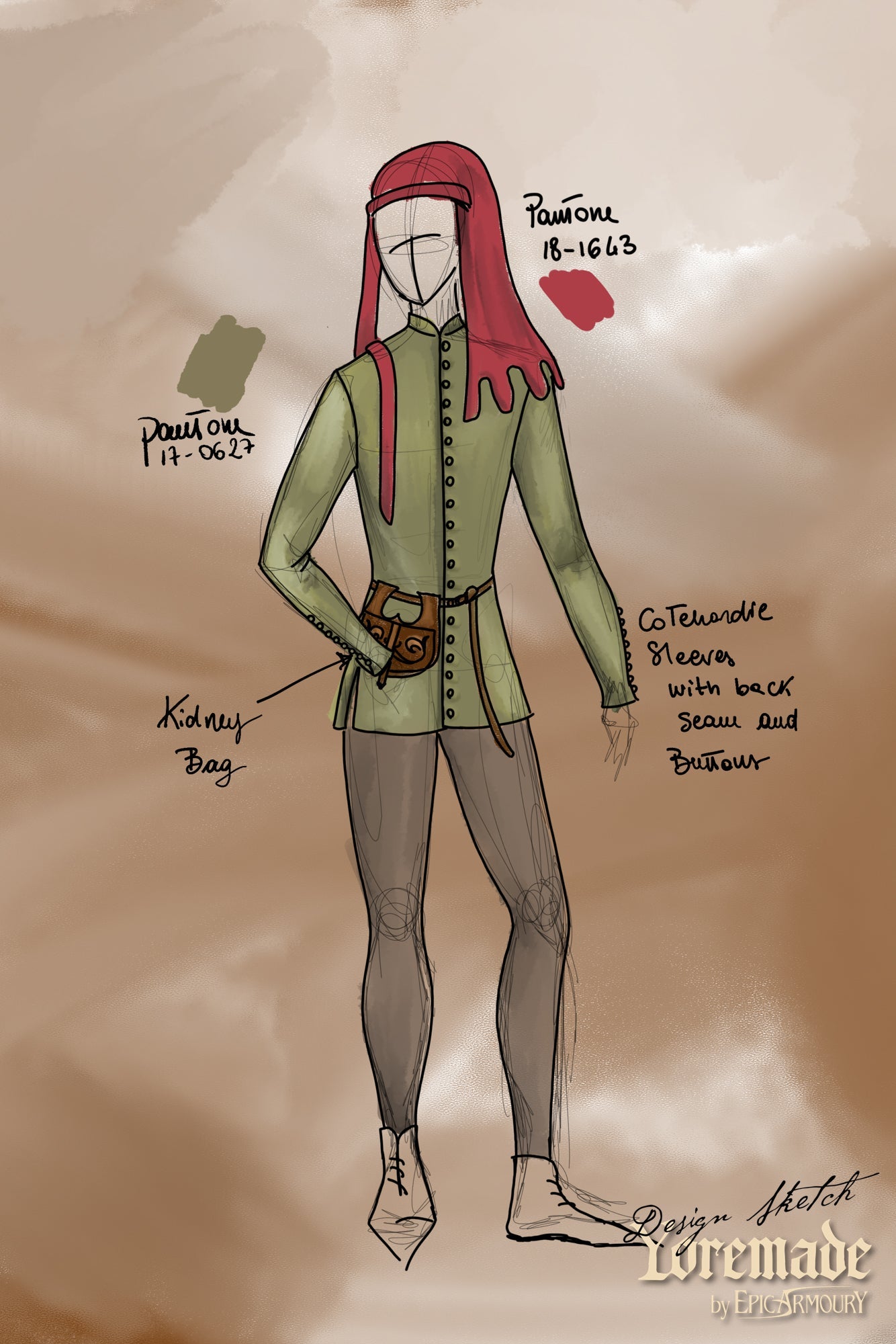 Cotehardie Bonifacio - Epic Armoury America