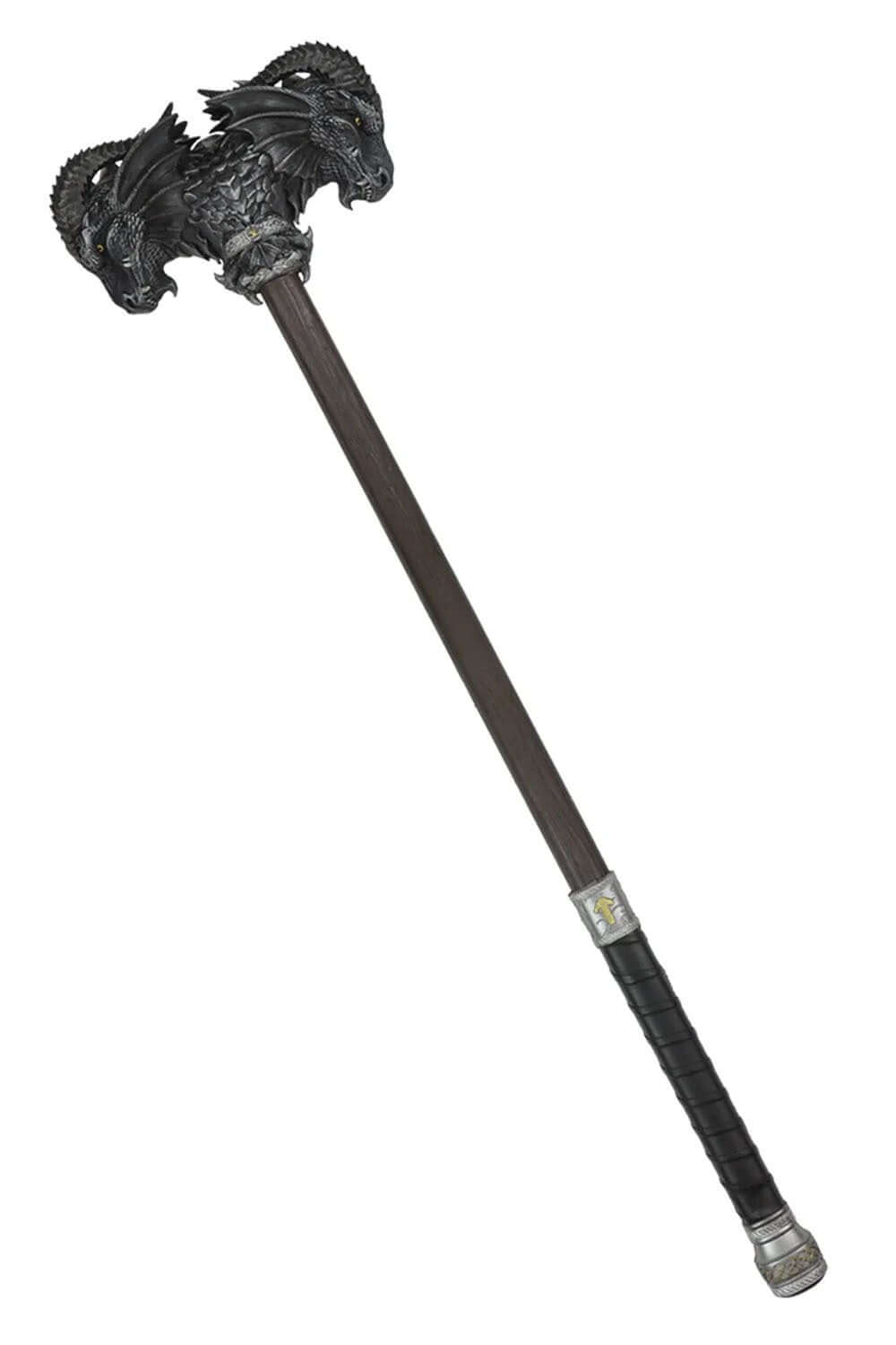 Calfera's Hammer by Calimacil, featuring a dual dragon head design, safe for combat yet durable.